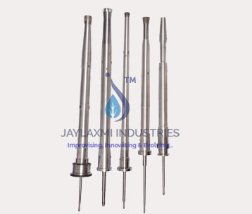 Heavy duty aluminum plug type spindle